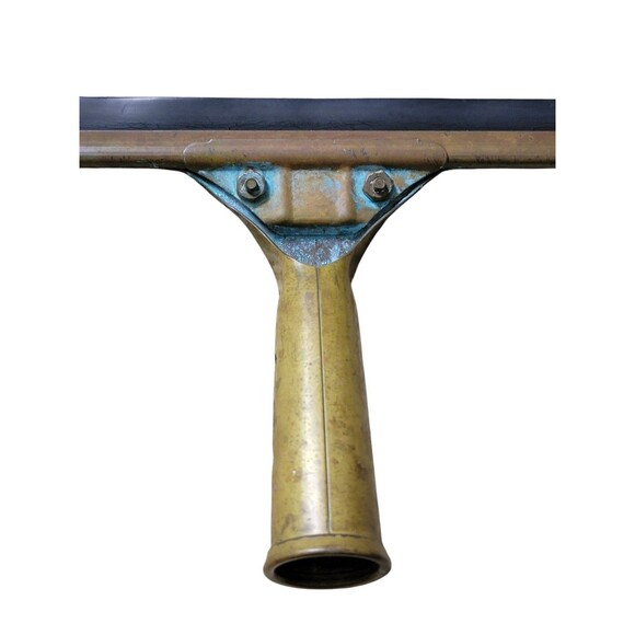 Vintage Ettore Master Squeegee Head Brass Patina 17" Made In The USA - Picture 4 of 6